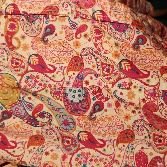 Liberty fabric TABI shirt - Picture 4 of 10